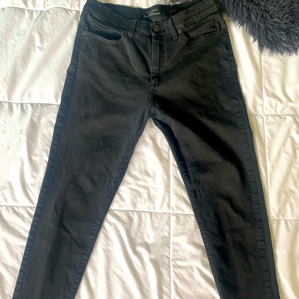 High Waisted Banana Republic Black Pants